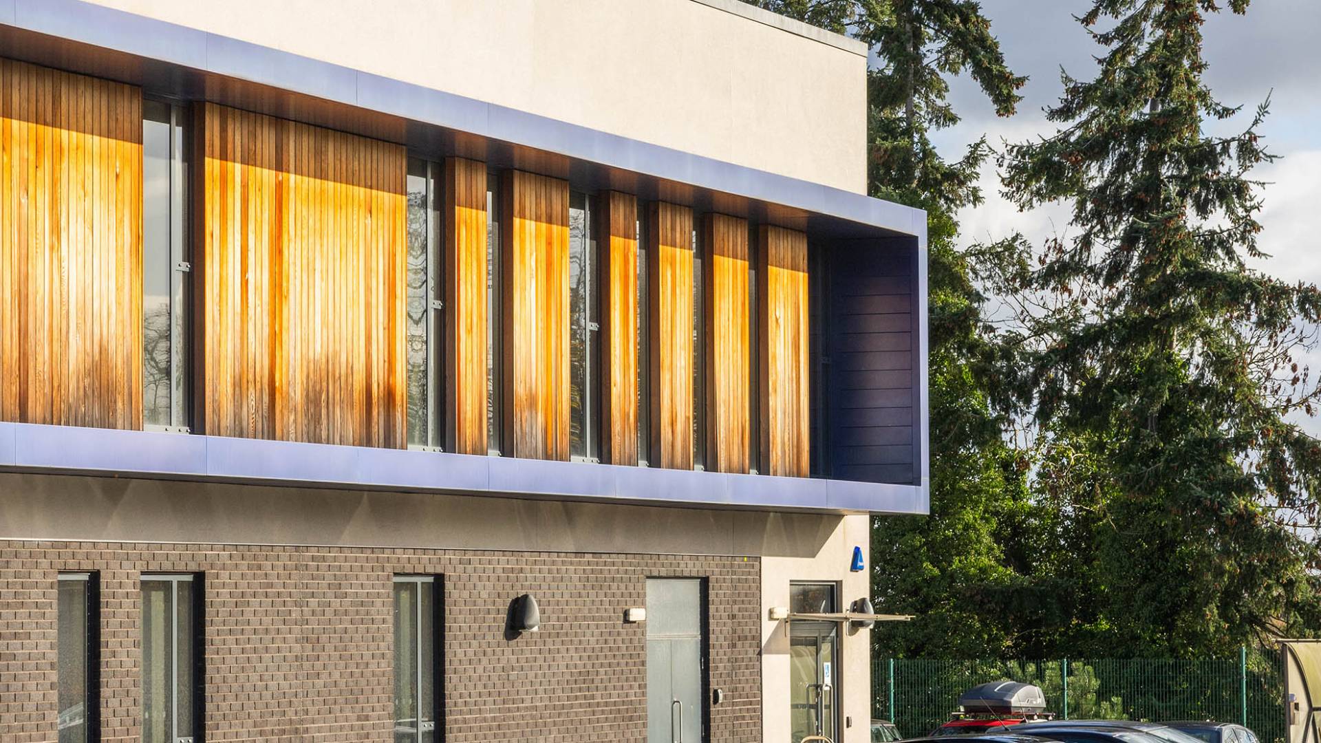 Police station exterior